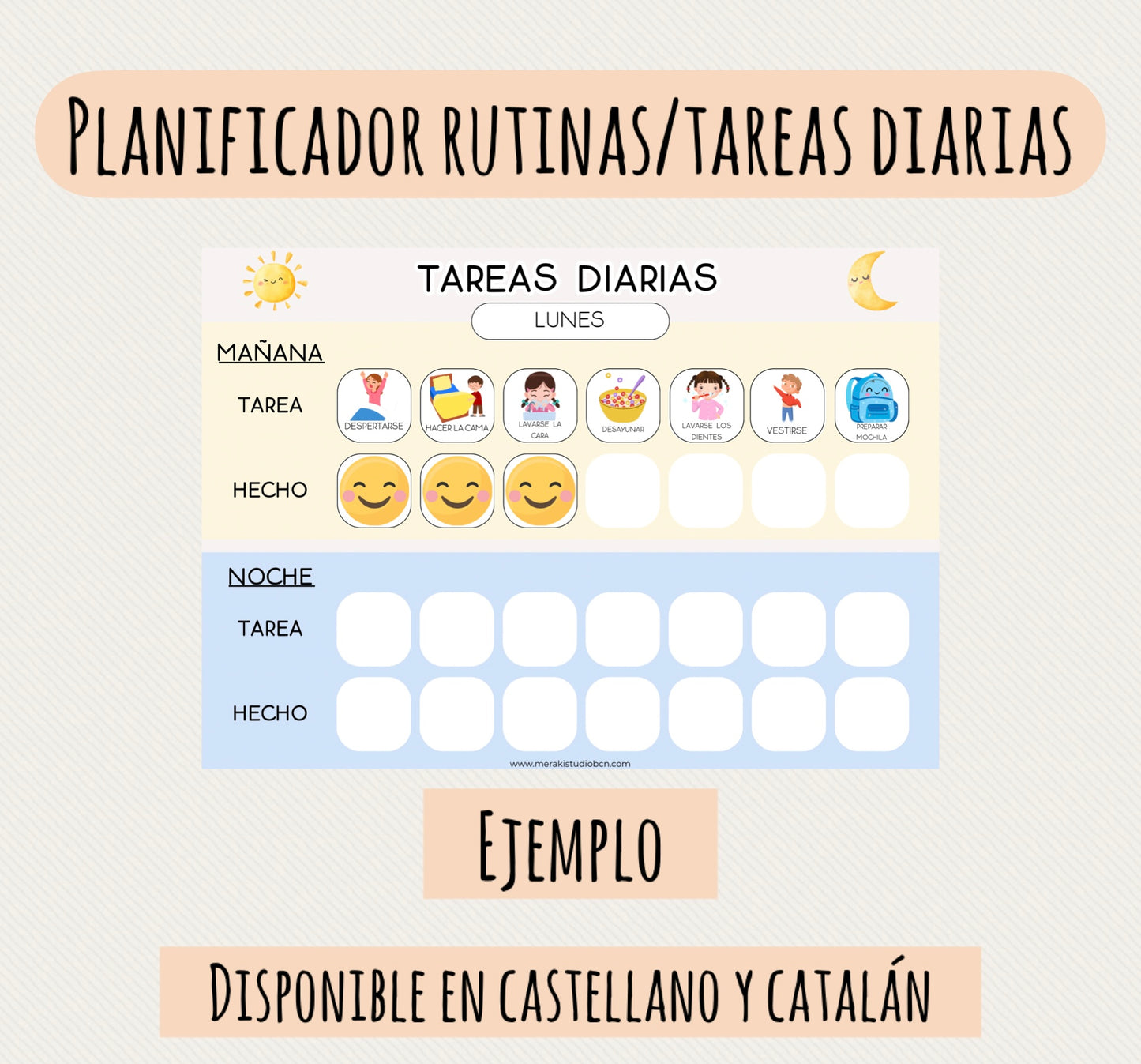 Planificador Tareas Diarias (Castellano)