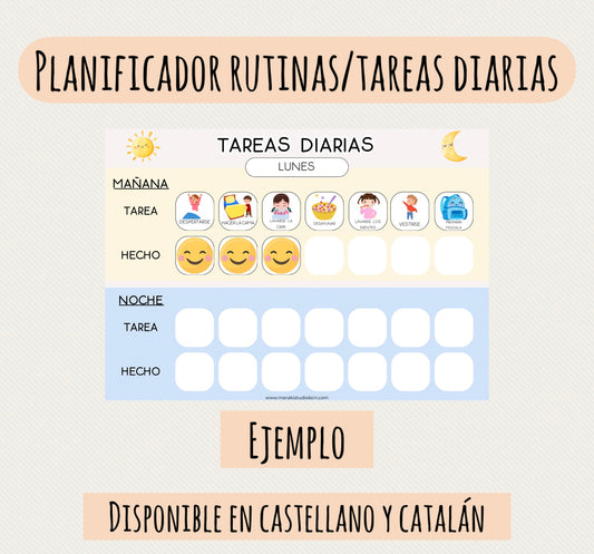 Planificador Tareas Diarias (Castellano)